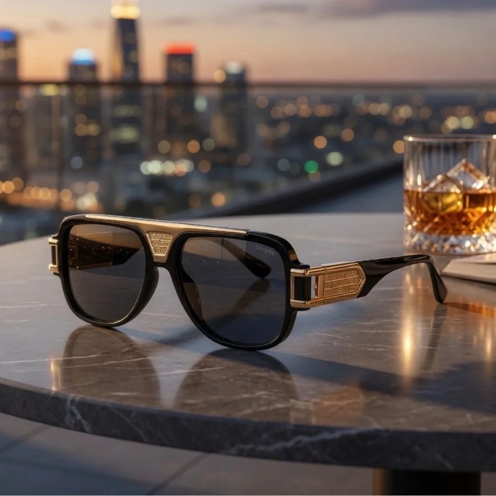 Men High Fashion Club wear Celebrity Style Sunglasses Hip Hop Cholo Elegant New‎